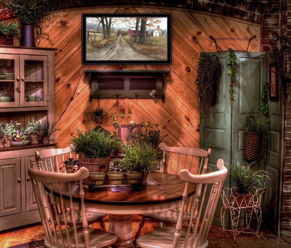 The Road Home 9 Black Framed Print Wall Art - Homeroots - Flyclothing LLC