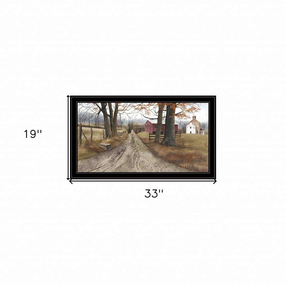 The Road Home 9 Black Framed Print Wall Art - Homeroots - Flyclothing LLC