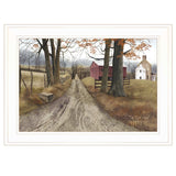 The Road Home 1 White Framed Print Wall Art - Homeroots - Flyclothing LLC