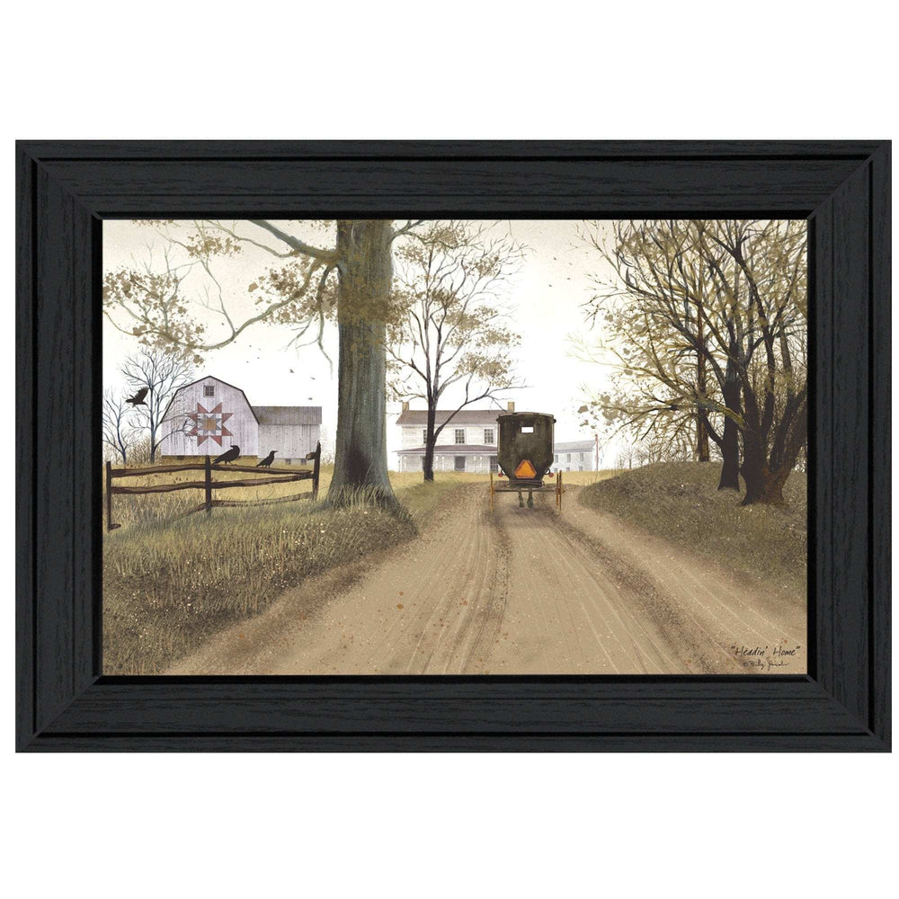 Headin Home 2 Black Framed Print Wall Art - Homeroots - Flyclothing LLC