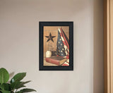 God and Country 2 Black Framed Print Wall Art - Homeroots - Flyclothing LLC