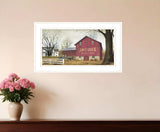 Antique Barn 5 White Framed Print Wall Art - Homeroots - Flyclothing LLC