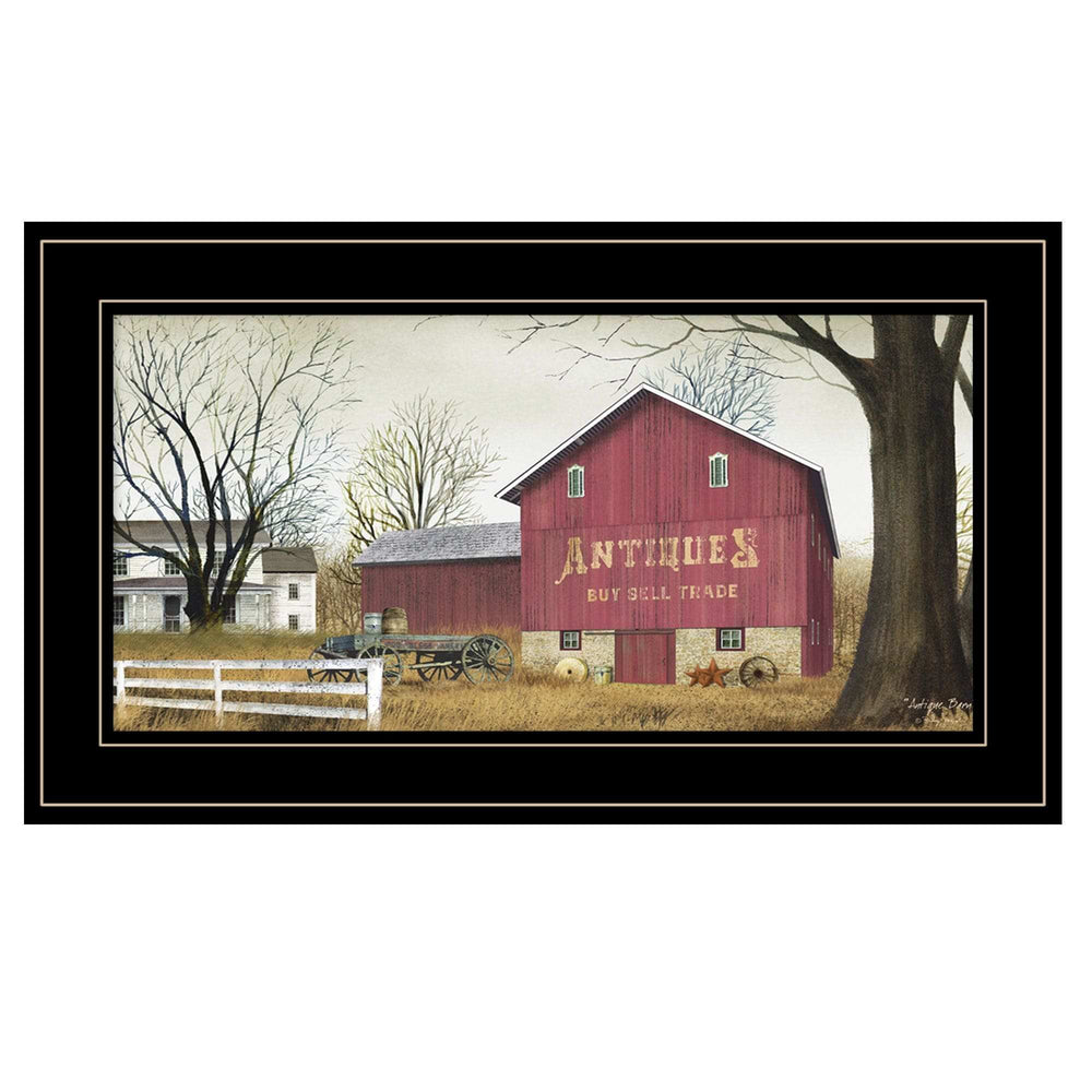 Antique Barn 6 Black Framed Print Wall Art - Homeroots - Flyclothing LLC