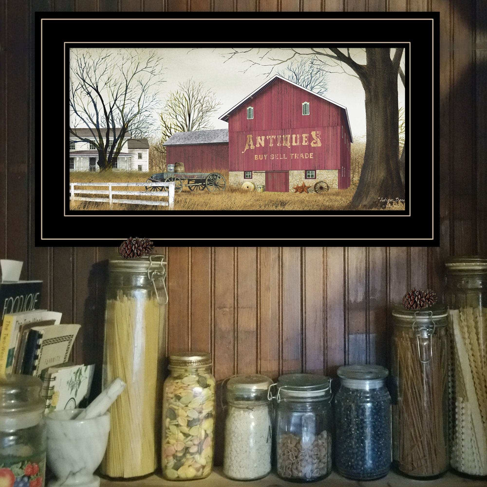 Antique Barn 6 Black Framed Print Wall Art - Homeroots - Flyclothing LLC