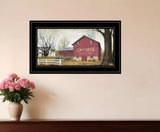Antique Barn 6 Black Framed Print Wall Art - Homeroots - Flyclothing LLC