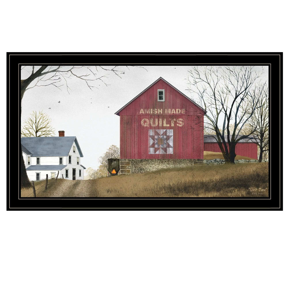 The Quilt Barn 5 Black Framed Print Wall Art - Homeroots - Flyclothing LLC
