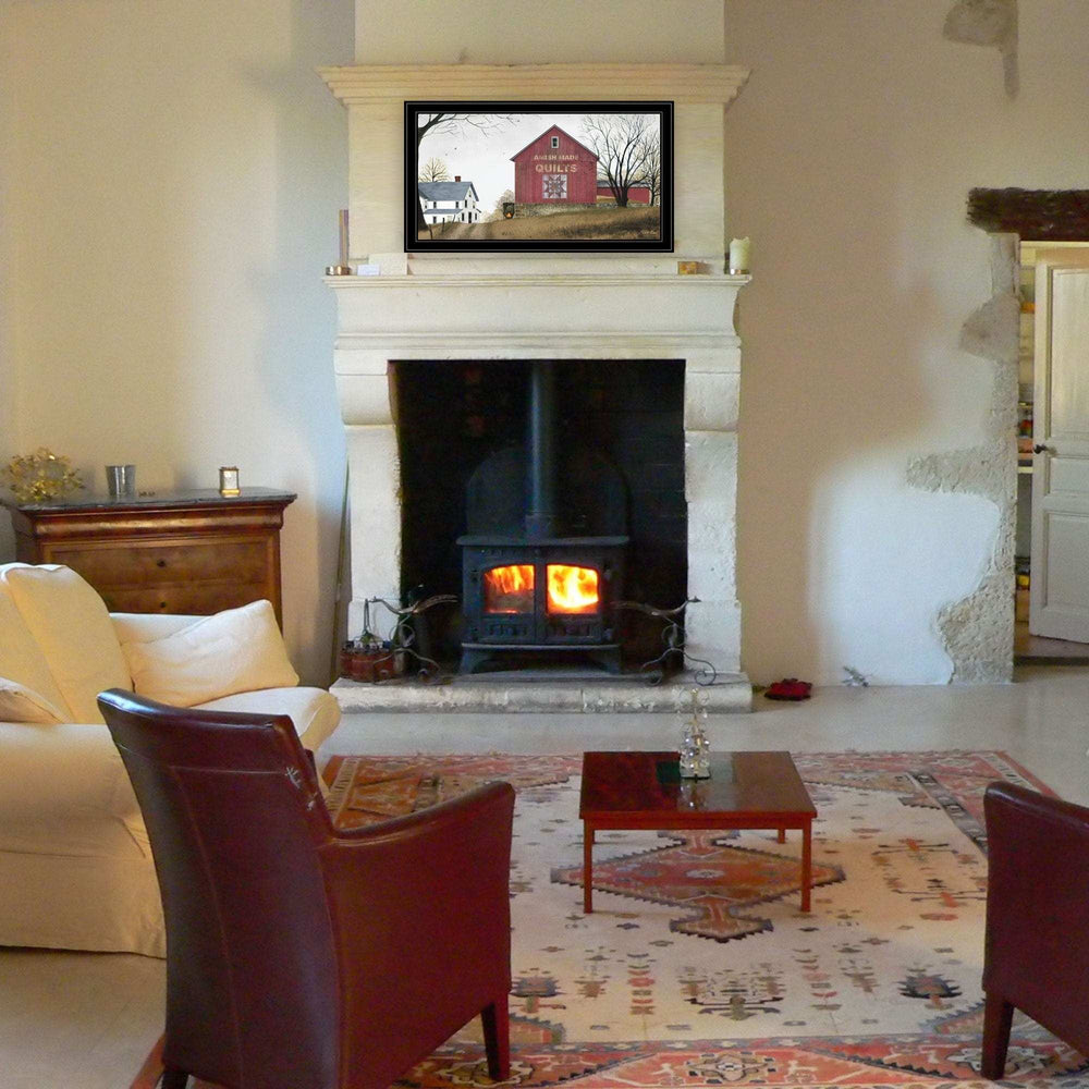 The Quilt Barn 5 Black Framed Print Wall Art - Homeroots - Flyclothing LLC