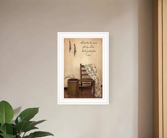 These Three Remain 1 White Framed Print Wall Art - Homeroots - Flyclothing LLC