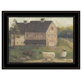 Stone Barn 3 Black Framed Print Wall Art - Homeroots - Flyclothing LLC