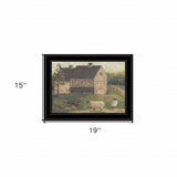 Stone Barn 3 Black Framed Print Wall Art - Homeroots - Flyclothing LLC