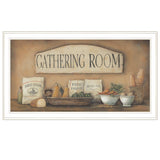 Gathering Room 1 White Framed Print Kitchen Wall Art - Homeroots - Flyclothing LLC