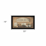 Gathering Room 2 Black Framed Print Kitchen Wall Art - Homeroots - Flyclothing LLC