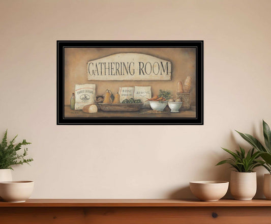 Gathering Room 2 Black Framed Print Kitchen Wall Art - Homeroots - Flyclothing LLC