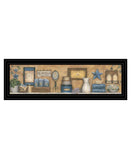 Starlight Bath 3 Black Framed Print Bathroom Wall Art - Homeroots - Flyclothing LLC