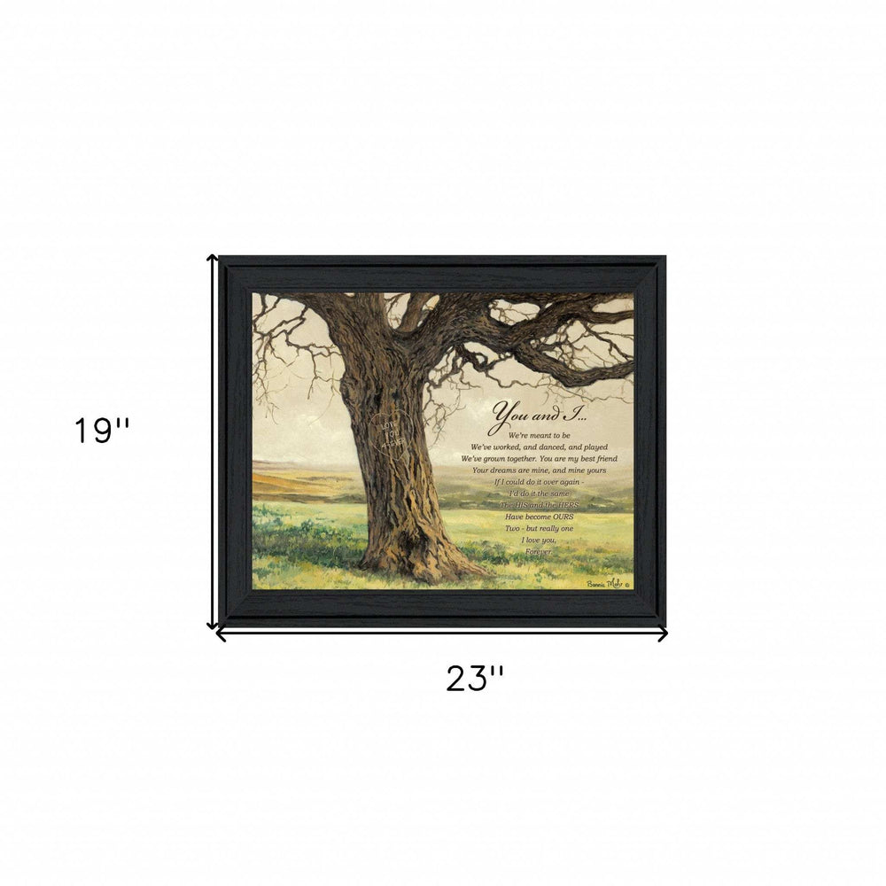 Forever 4 Black Framed Print Wall Art - Homeroots - Flyclothing LLC
