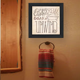 Soak and Relax 4 Black Framed Print Bathroom Wall Art - Homeroots - Flyclothing LLC