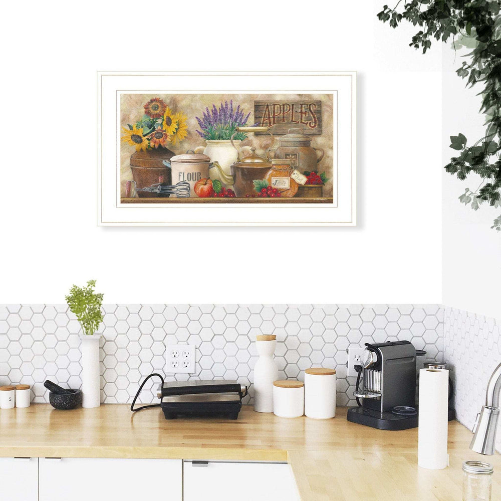 Antique Kitchen 4 White Framed Print Kitchen Wall Art - Homeroots - Flyclothing LLC