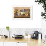 Antique Kitchen 1 White Framed Print Kitchen Wall Art - Homeroots - Flyclothing LLC