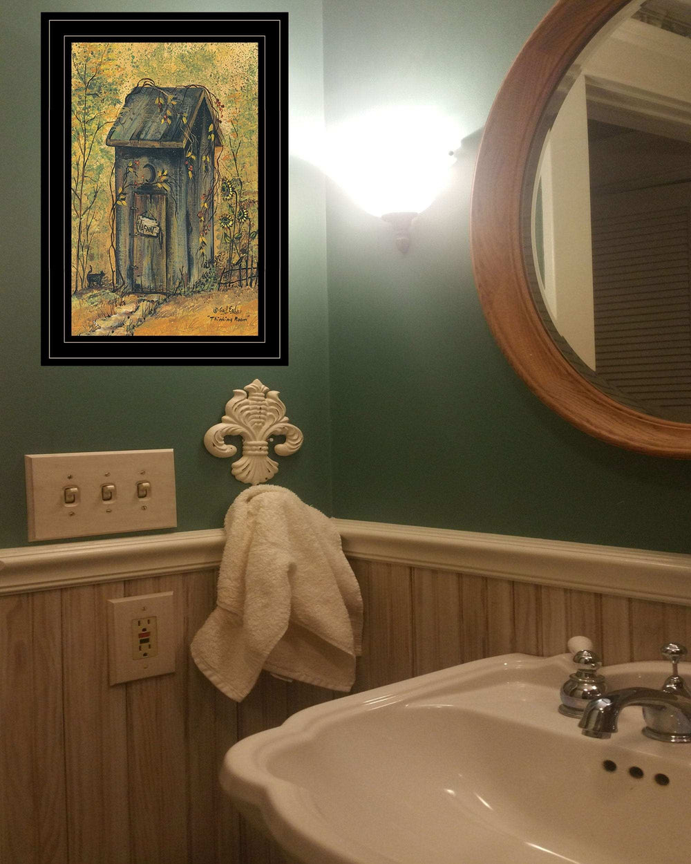 Thinking Room 3 Black Framed Print Wall Art - Homeroots - Flyclothing LLC