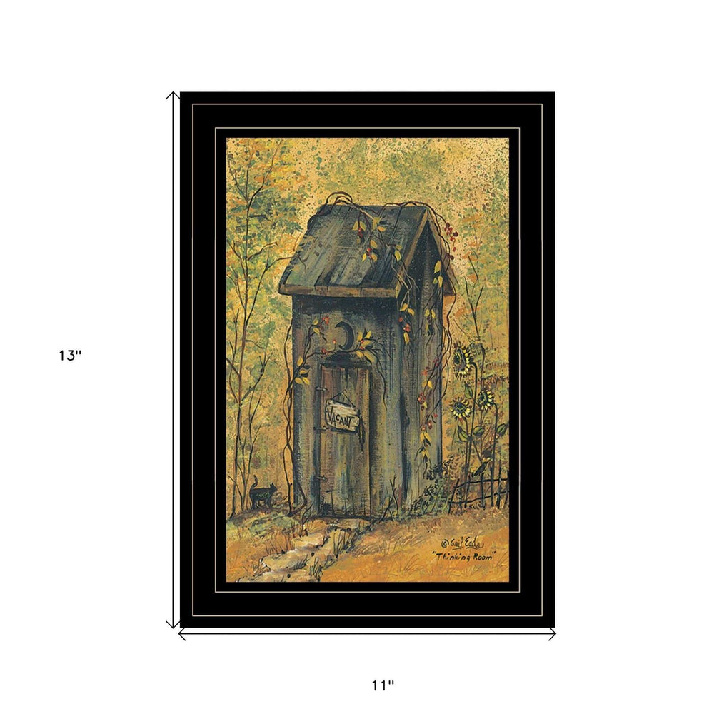 Thinking Room 3 Black Framed Print Wall Art - Homeroots - Flyclothing LLC