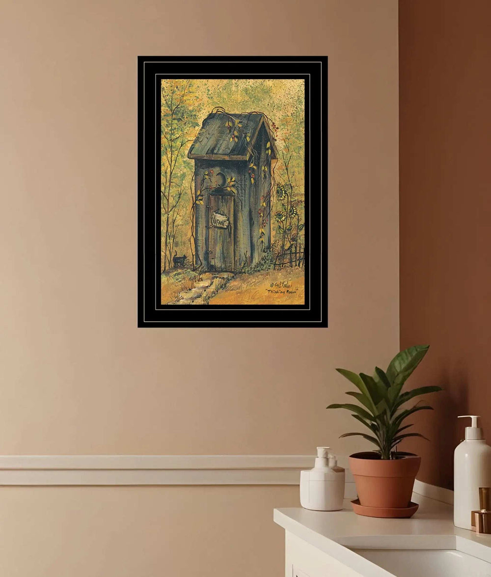 Thinking Room 3 Black Framed Print Wall Art - Homeroots - Flyclothing LLC