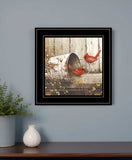 Playing Around 15x15 Black Framed Print Wall Art - Homeroots - Flyclothing LLC