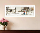 Snowmen from Heaven 2 White Framed Print Wall Art - Homeroots - Flyclothing LLC