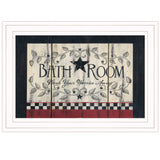 Bathroom 2 White Framed Print Bathroom Wall Art - Homeroots - Flyclothing LLC