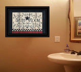 Bathroom 3 Black Framed Print Bathroom Wall Art - Homeroots - Flyclothing LLC
