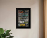 The Lords Prayer 4 Black Framed Print Wall Art - Homeroots - Flyclothing LLC
