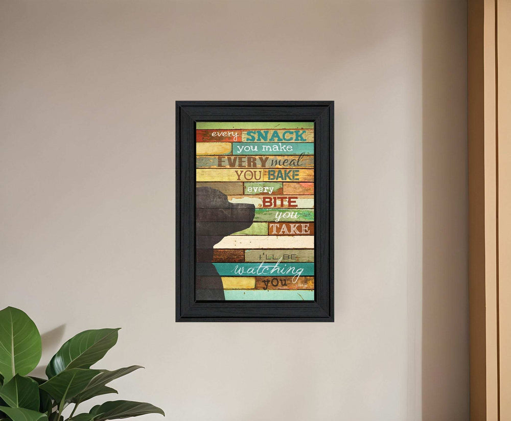 Ill Be Watching You 2 Black Framed Print Wall Art - Homeroots - Flyclothing LLC