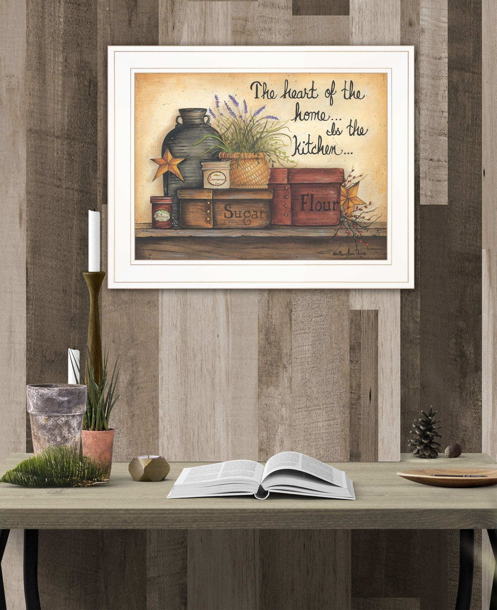Heart of the Home 6 White Framed Print Kitchen Wall Art - Homeroots - Flyclothing LLC