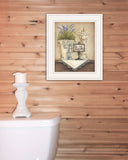 Bath Print 1 White Framed Print Bathroom Wall Art - Homeroots - Flyclothing LLC