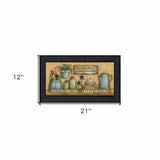 Country Kitchen 6 Black Framed Print Kitchen Wall Art - Homeroots - Flyclothing LLC