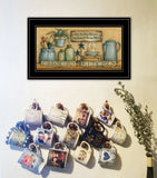 Country Kitchen 7 Black Framed Print Kitchen Wall Art - Homeroots - Flyclothing LLC