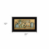 Country Kitchen 7 Black Framed Print Kitchen Wall Art - Homeroots - Flyclothing LLC