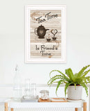 Tea Time is Friends Time 1 White Framed Print Kitchen Wall Art - Homeroots - Flyclothing LLC