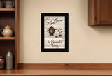 Tea Time is Friends Time 2 Black Framed Print Kitchen Wall Art - Homeroots - Flyclothing LLC