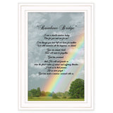 Rainbow Bridge 1 White Framed Print Wall Art - Homeroots - Flyclothing LLC
