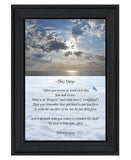 This Day 2 Black Framed Print Wall Art - Homeroots - Flyclothing LLC