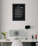 Life Lessons 1 Black Framed Print Wall Art - Homeroots - Flyclothing LLC