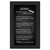 Life Lessons 2 Black Framed Print Wall Art - Homeroots - Flyclothing LLC