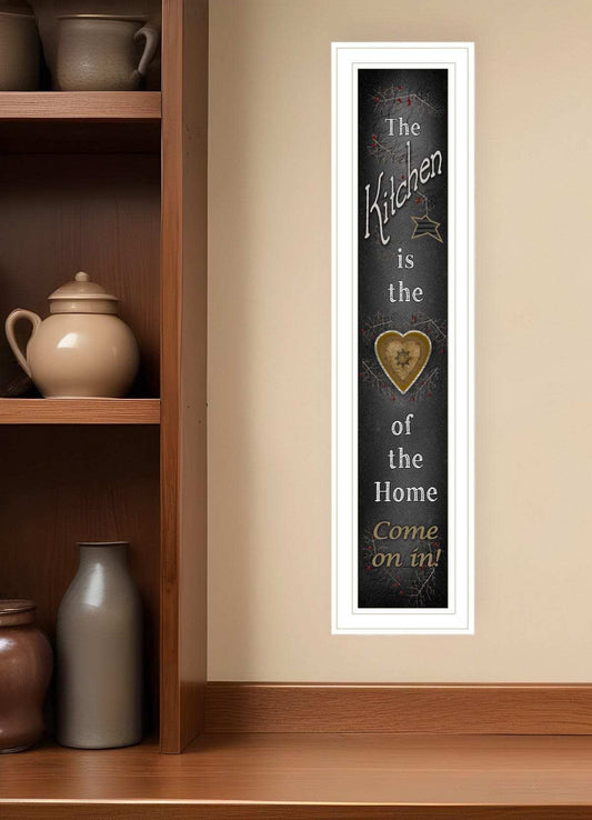 Chalkboard Kitchen 3 White Framed Print Kitchen Wall Art - Homeroots - Flyclothing LLC