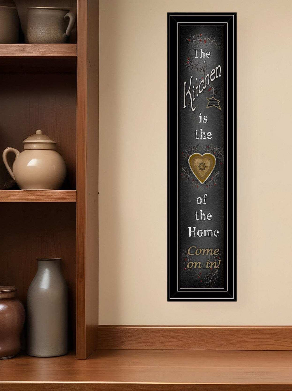 Chalkboard Kitchen 4 Black Framed Print Kitchen Wall Art - Homeroots - Flyclothing LLC