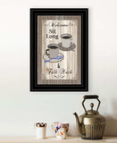 Sit Long Talk Much 2 Black Framed Print Wall Art - Homeroots - Flyclothing LLC