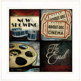 At the Movies I 1 White Framed Print Wall Art - Homeroots - Flyclothing LLC