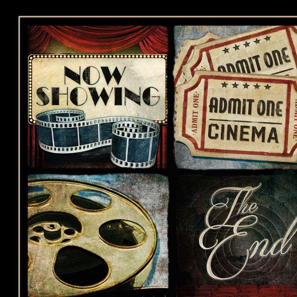 At The Movies I 3 Black Framed Print Wall Art - Homeroots - Flyclothing LLC