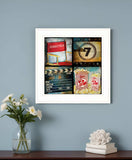 At The Movies 3 White Framed Print Wall Art - Homeroots - Flyclothing LLC