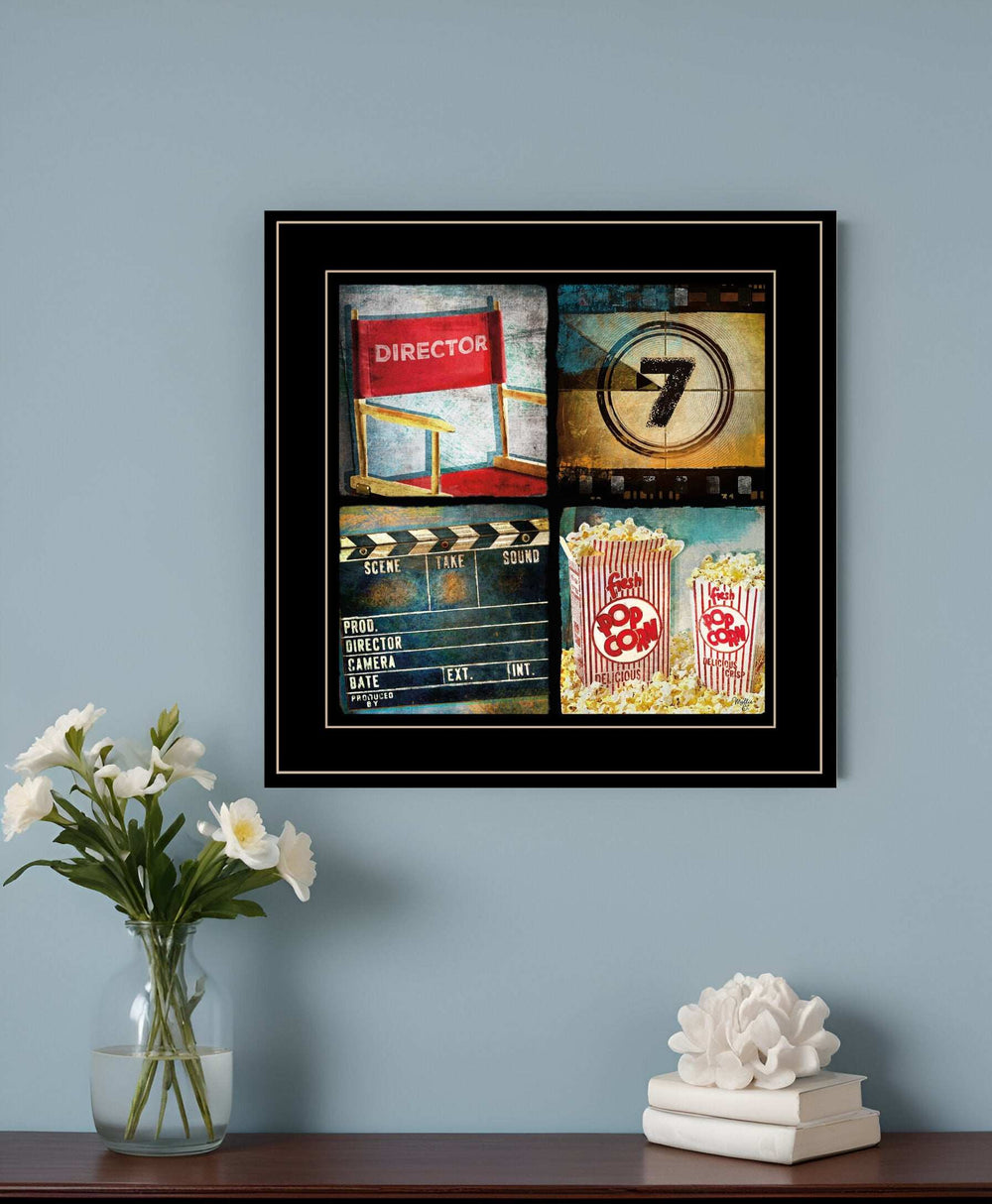 At The Movies 5 Black Framed Print Wall Art - Homeroots - Flyclothing LLC