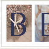 Beach 1 White Framed Print Wall Art - Homeroots - Flyclothing LLC